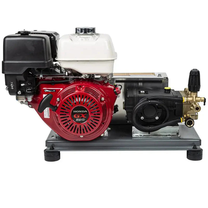 BE Power Equipment B4013HTBG 4,000 PSI 4.0 GPM Gas Pressure Washer – Honda GX390 Belt‑Drive General Triplex Pump Truck‑Mount Frame