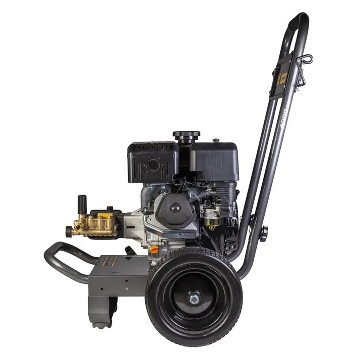 BE Power Equipment B4015RA 4,000 PSI 4.0 GPM Gas Pressure Washer – 420cc Powerease Engine with AR Triplex Pump