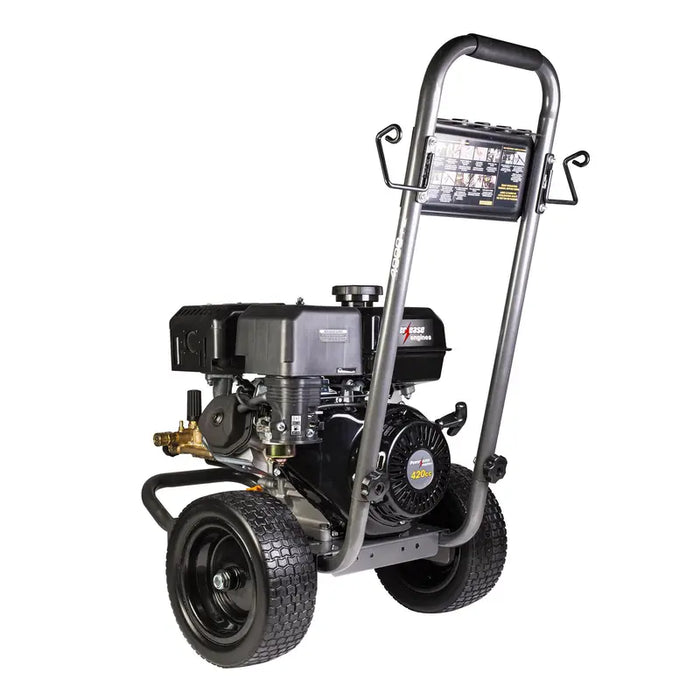 BE Power Equipment B4015RA 4,000 PSI 4.0 GPM Gas Pressure Washer – 420cc Powerease Engine with AR Triplex Pump