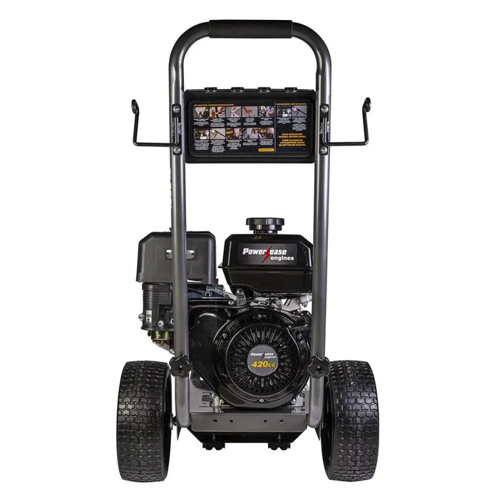 BE Power Equipment B4015RA 4,000 PSI 4.0 GPM Gas Pressure Washer – 420cc Powerease Engine with AR Triplex Pump