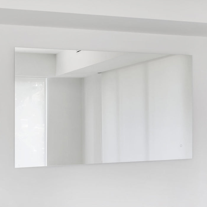 Diffusion LED Touch Vanity Mirror – Wall Mount – 90"W x 40"H – Glass