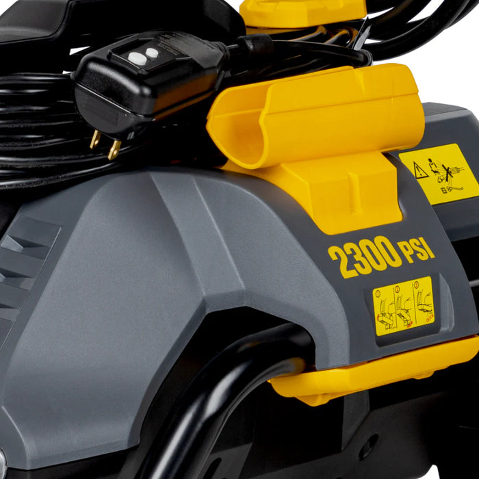 BE Power Equipment P2314EN 2,300 PSI 1.7 GPM Electric Pressure Washer – 1.6 HP Powerease Motor, Convertible Cart/Wall/Hand‑Carry Frame