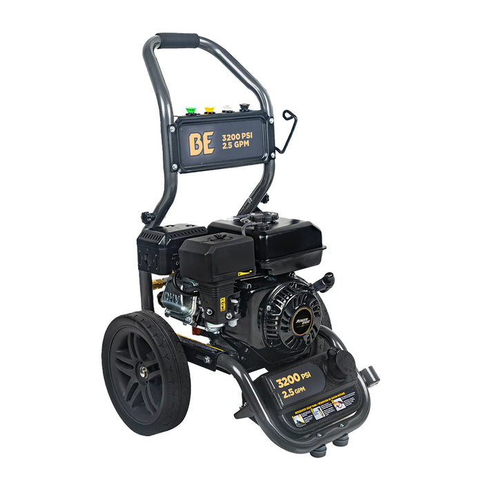BE Power Equipment BE327PX 3,200 PSI 2.7 GPM Gas Pressure Washer – 208cc Powerease OHV Cold Water Machine