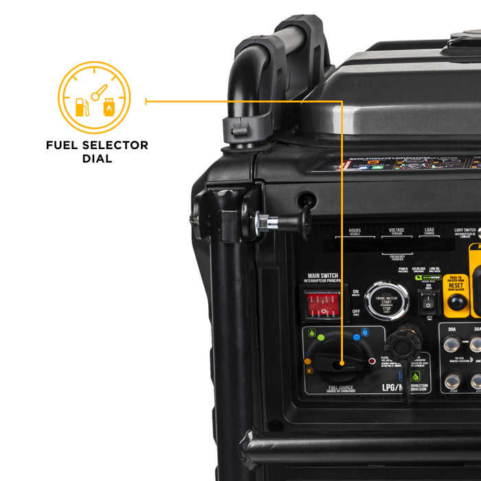 BE Power Equipment BE10500IT 10,500W Peak / 8,500W Running Tri‑Fuel Digital Inverter Generator – 458cc PowerEase OHV