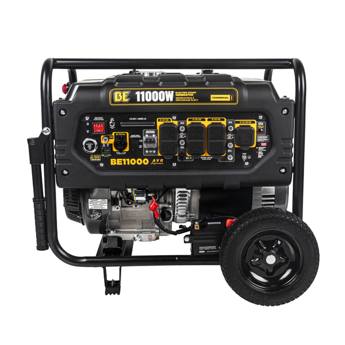BE Power Equipment BE11000 11,000W Peak / 7,200W Running Portable Generator – 420cc Powerease OHV, Electric & Recoil Start