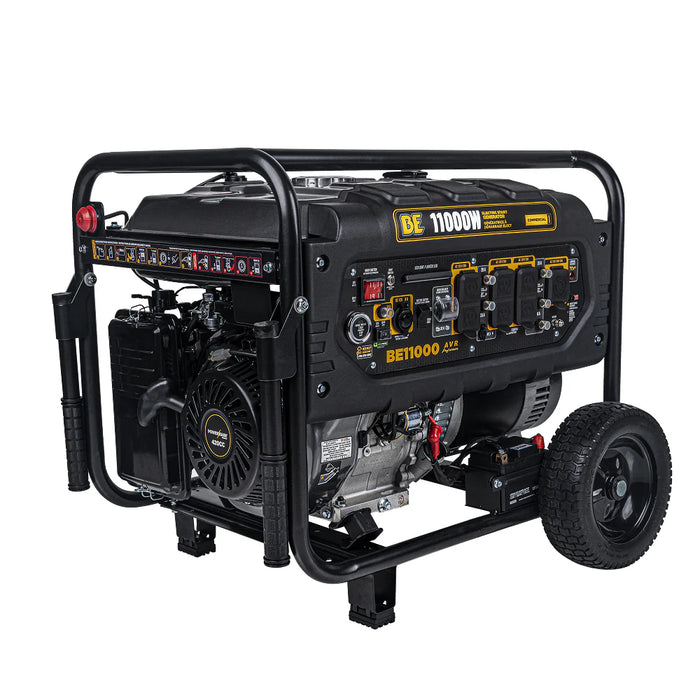 BE Power Equipment BE11000 11,000W Peak / 7,200W Running Portable Generator – 420cc Powerease OHV, Electric & Recoil Start