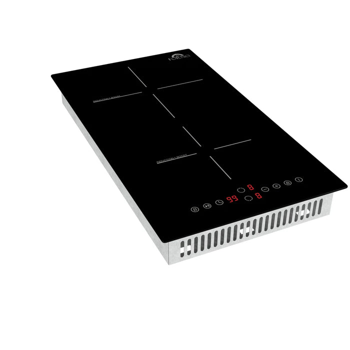 Forno Parco FCTIN0583-12 12″ Induction Cooktop, 2 Zones, 3600 W Total Power, Touch Controls