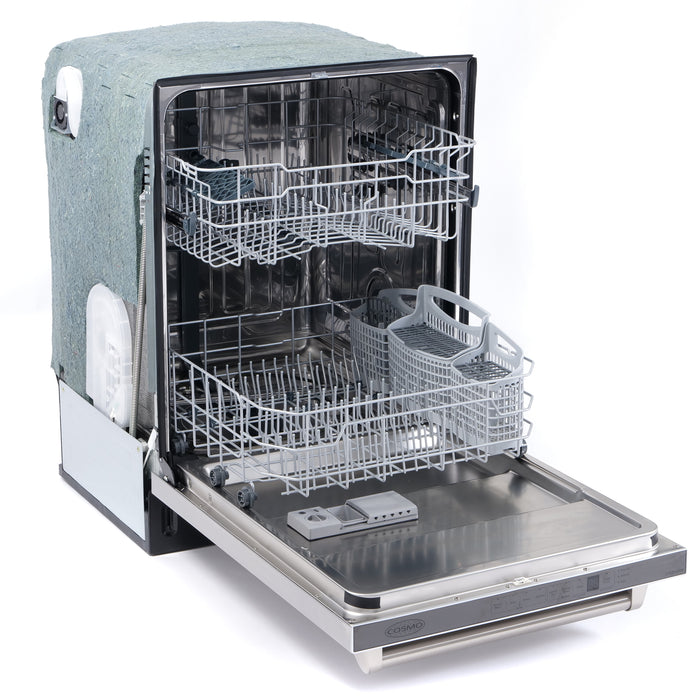 Cosmo 24-Inch Top Control Tall Tub Built-In Dishwasher in Fingerprint Resistant Stainless Steel (COS-DIS6502)