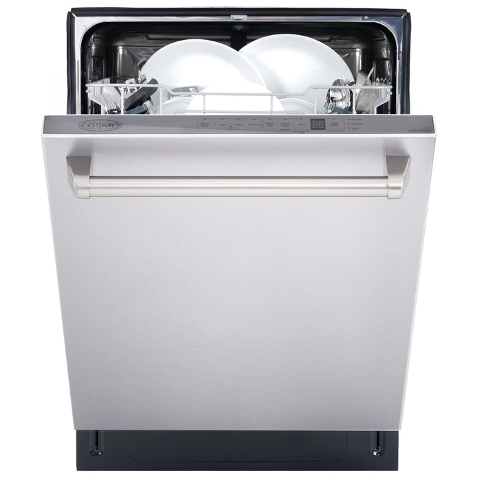 Cosmo 24-Inch Top Control Tall Tub Built-In Dishwasher in Fingerprint Resistant Stainless Steel (COS-DIS6502)