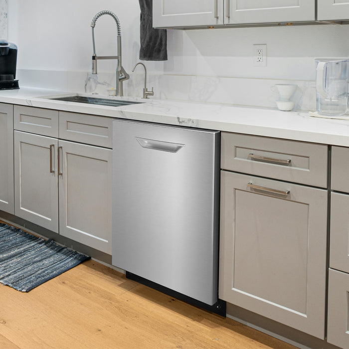 Cosmo 24-Inch Vista Collection Top Control Built-In Dishwasher in Fingerprint Resistant Stainless Steel (COS-DWV24TTR)