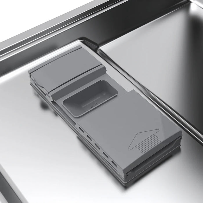 Forno Rivestito FDWBI8011-24 24" Built-In Stainless Steel Dishwasher – 14 Place Settings, Front Controls, 6 Wash Cycles, 120V