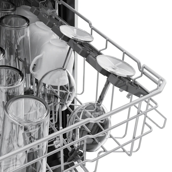 Forno Rivestito FDWBI8011-24 24" Built-In Stainless Steel Dishwasher – 14 Place Settings, Front Controls, 6 Wash Cycles, 120V