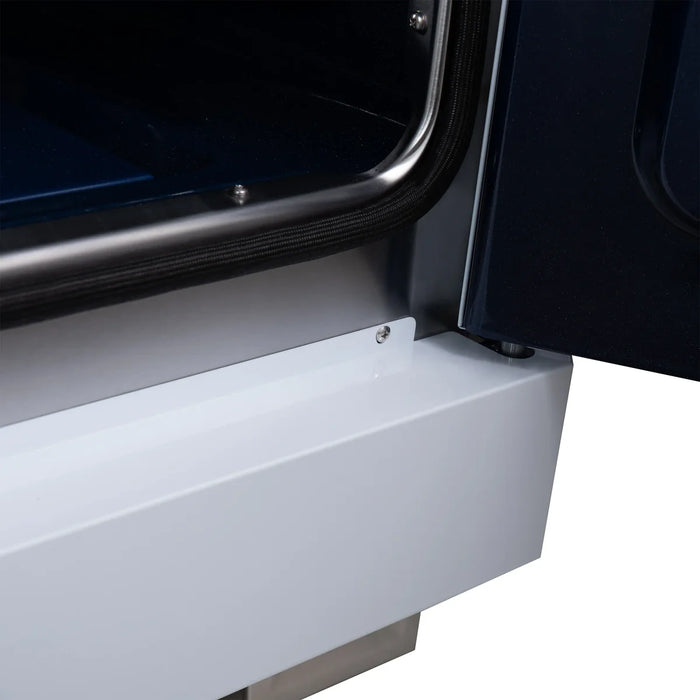 Forno Capriasca FFSGS6387-36WHT 36" French Door Dual Fuel Range, White, Antique Brass, 6 Burners, True Convection