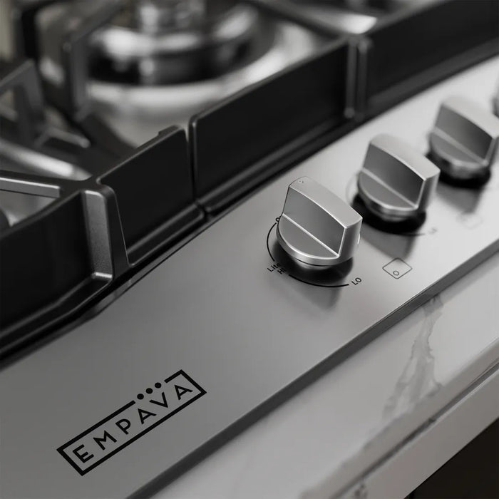 Empava 30″ Built‑In Gas Cooktop (EMPV‑30GC21‑GX) – 5‑Burner Stainless Steel Cooktop, NG/LPG Convertible