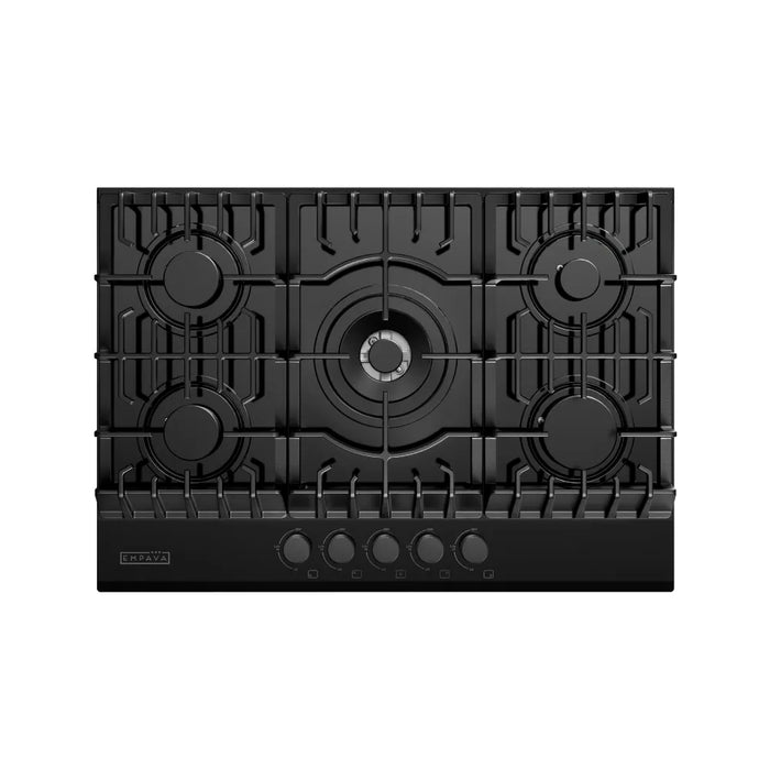 Empava 30″ Built‑In Gas Cooktop 30GC26‑GX – 5‑Burner Stainless Steel NG/LPG Convertible Cooktop (EMPV‑30GC26‑GX)