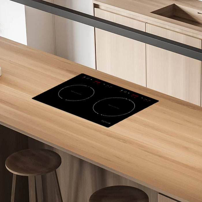 Empava EMPV-IDC12B2 12-Inch Induction Cooktop – 2-Zone Built-In Electric Glass Cooktop with Touch Controls
