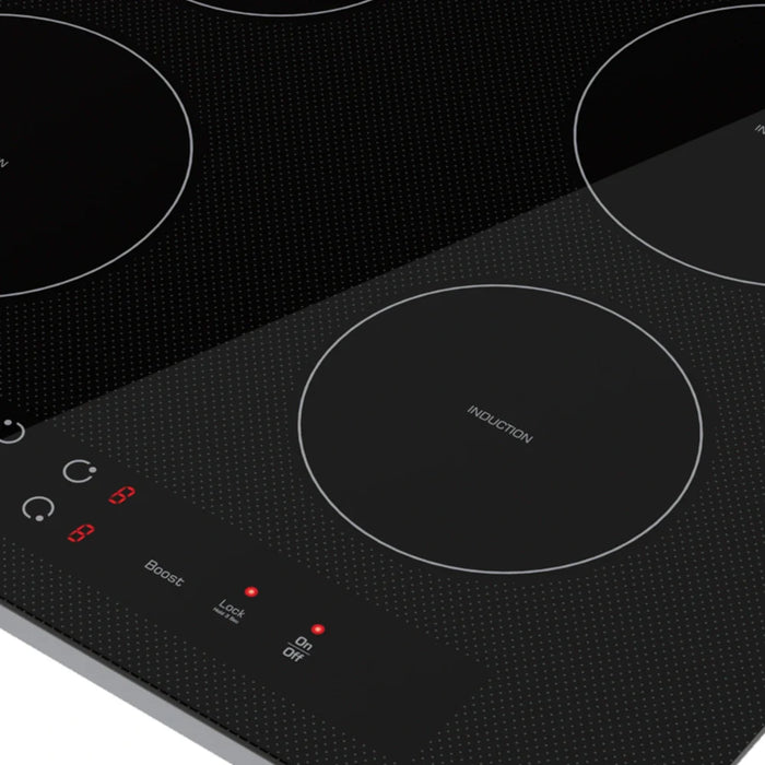 Empava EMPV-IDC24 24-Inch Induction Cooktop – 4-Zone Built-In Electric Glass Cooktop with Touch Controls