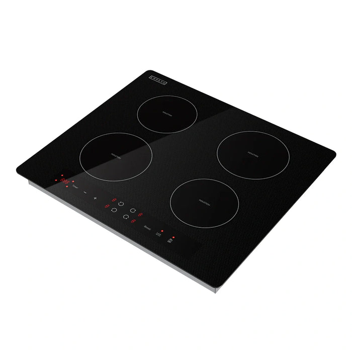 Empava EMPV-IDC24 24-Inch Induction Cooktop – 4-Zone Built-In Electric Glass Cooktop with Touch Controls
