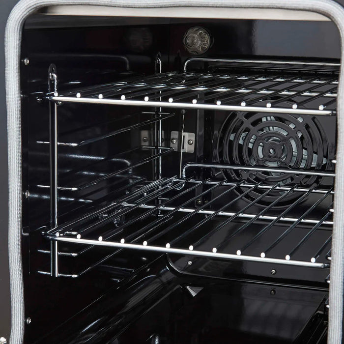 Forno Paolo FFSEL6011‑48 48" Freestanding Electric Range – True Convection Dual Ovens, 7 Burners, 11,000W Cooktop, Stainless Steel