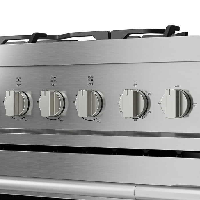 Empava 36" Freestanding Gas Range with Oven (EMPV‑36GR12) – Stainless Steel Freestanding Gas Range with 5 Burners & 4.3 cu ft Oven