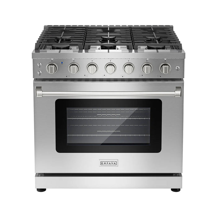 Empava 36‑inch Pro‑Style Slide‑In Single Oven Gas Range (EMPV‑36GR11)