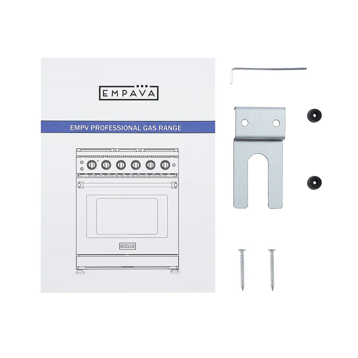 Empava 36‑inch Pro‑Style Slide‑In Single Oven Gas Range (EMPV‑36GR11)