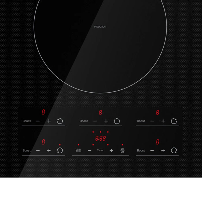 Empava EMPV-IDC36 36-Inch Induction Cooktop – 5-Zone Built-In Electric Glass Cooktop with Touch Controls