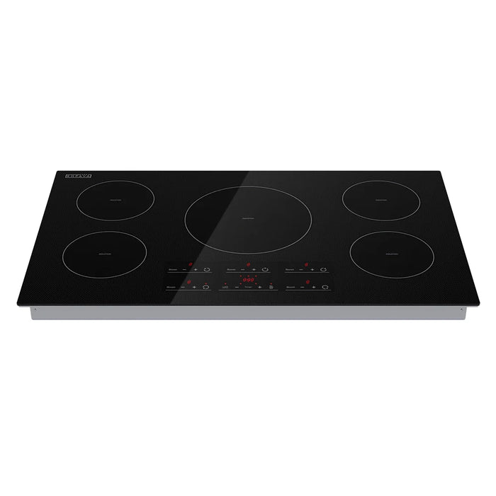 Empava EMPV-IDC36 36-Inch Induction Cooktop – 5-Zone Built-In Electric Glass Cooktop with Touch Controls