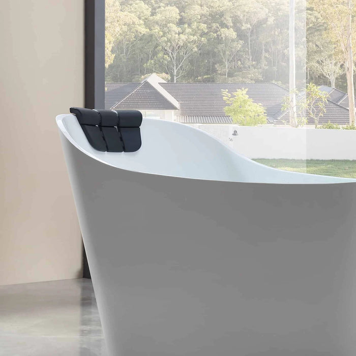 Empava 67" Freestanding Acrylic Whirlpool Bathtub with Hydro-Massage Jets – EMPV-67AIS09