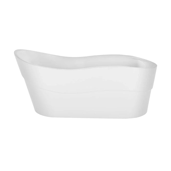 Empava 67" Freestanding Acrylic Soaking Bathtub with Center Drain – EMPV‑67FT1527