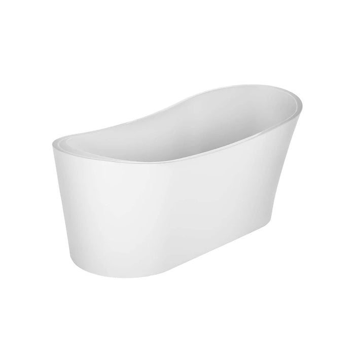 Empava 67" Freestanding Acrylic Soaking Bathtub with Left Drain – EMPV‑67FT1528
