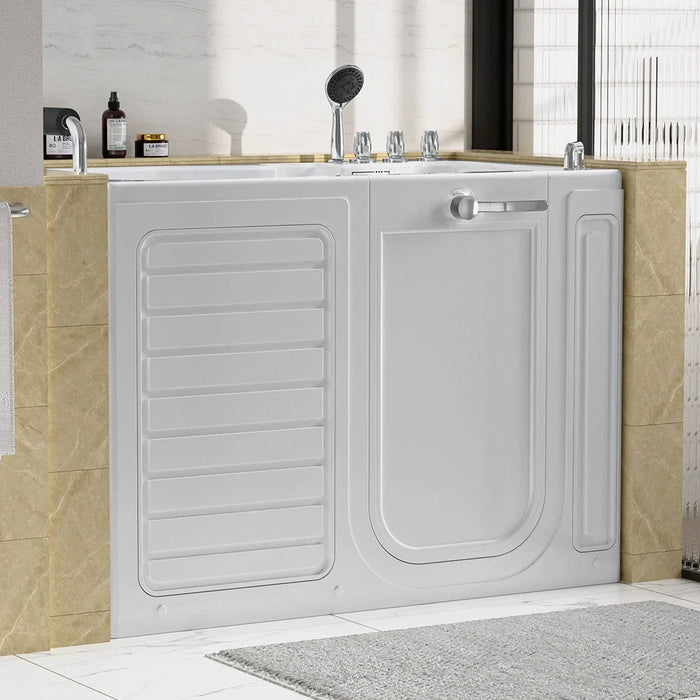 Empava 54" Alcove Soaking Walk‑In Bathtub with Right Drain – EMPV‑54WIT09