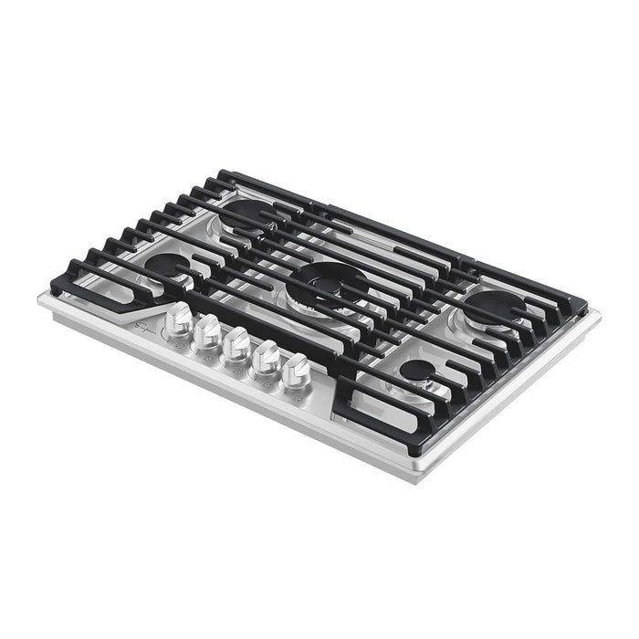 Empava 30″ Built‑In Gas Cooktop with 5 Burners – Stainless Steel, NG/LPG Convertible (EMPV‑30GC37)