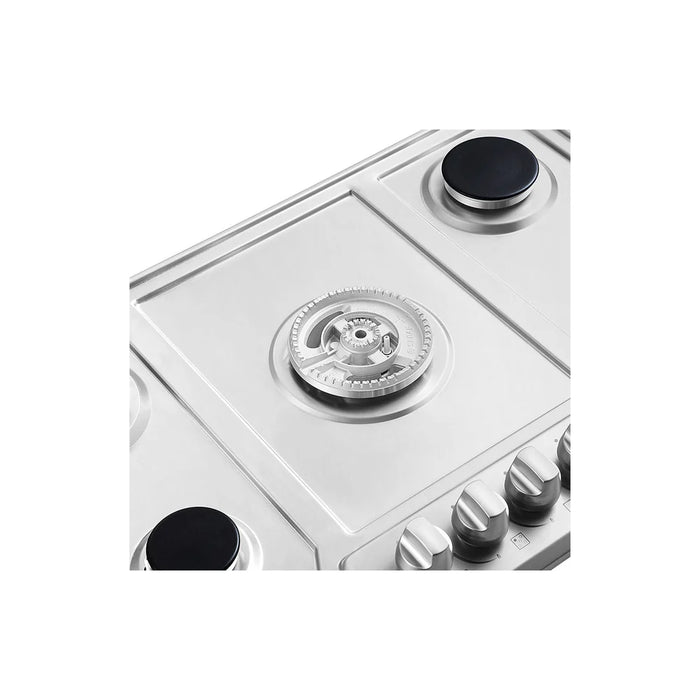 Empava 30″ Built‑In Gas Cooktop with 5 Burners – Stainless Steel, NG/LPG Convertible (EMPV‑30GC37)