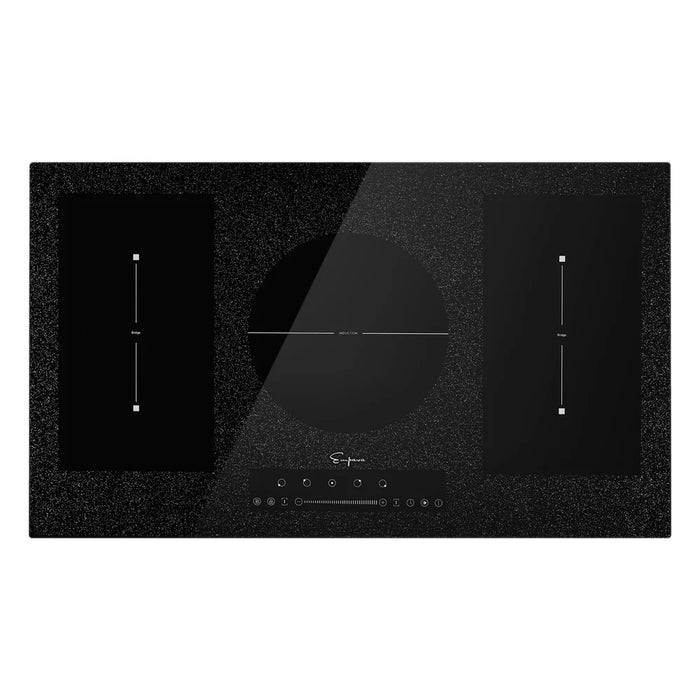 Empava EMPV-IDCF9 36-Inch Induction Cooktop – 5-Zone Built-In Electric Glass Cooktop with Power Boost