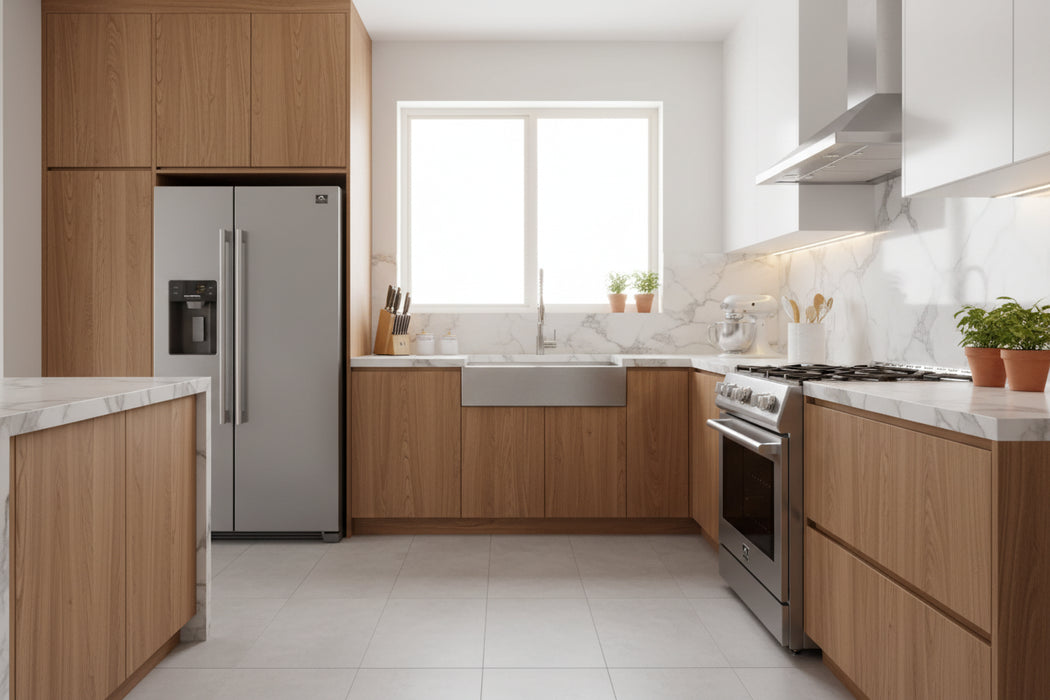 Forno 2-Piece Kitchen Appliance Package – 30″ Induction Range + 36″ French Door Refrigerator – FBDL-014-04CAUS