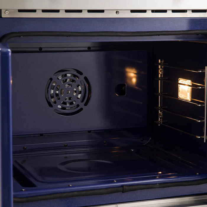 Forno Gallico FBOEL1371-30 30" French Door Built-In Electric Wall Oven – True Convection, Stainless Steel, 240V