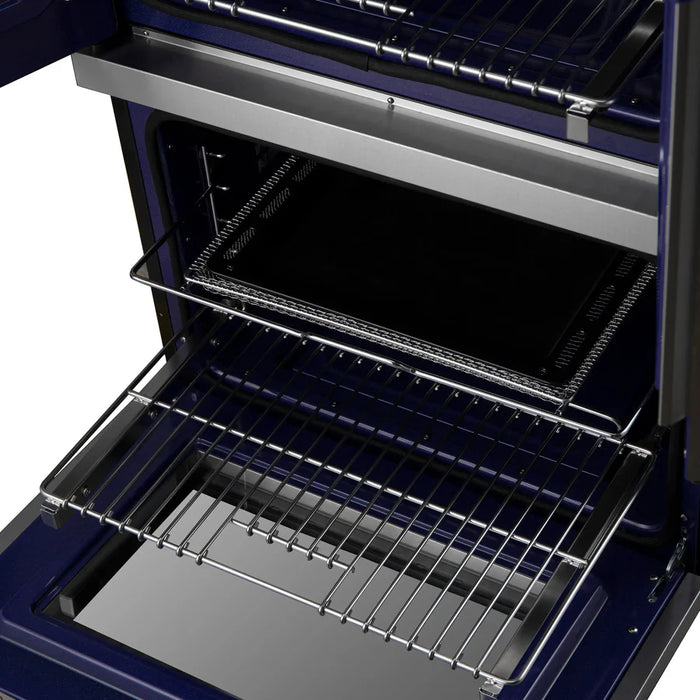Forno Gallico FBOEL1388-30 30" French Door Built-In Double Electric Wall Oven – Stainless Steel, True Convection, Touch Controls, 240V