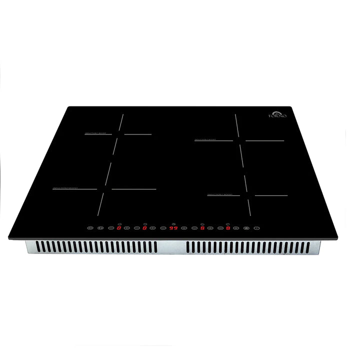 Forno Parco FCTIN0583-24 24″ Induction Cooktop, 4 Zones, 7200 W Total Power, Touch Controls