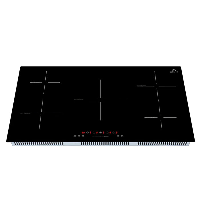 Forno Parco FCTIN0583-36 36″ Induction Cooktop, 5 Zones, 10200 W Total Power, Touch Controls