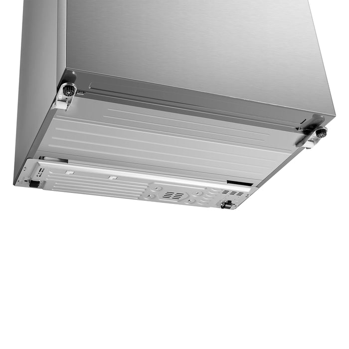 Cosmo 36-Inch Counter Depth French Door Refrigerator with Water Dispenser and Automatic Ice Maker in Fingerprint Resistant Stainless Steel (COS-FDR223GWSS)