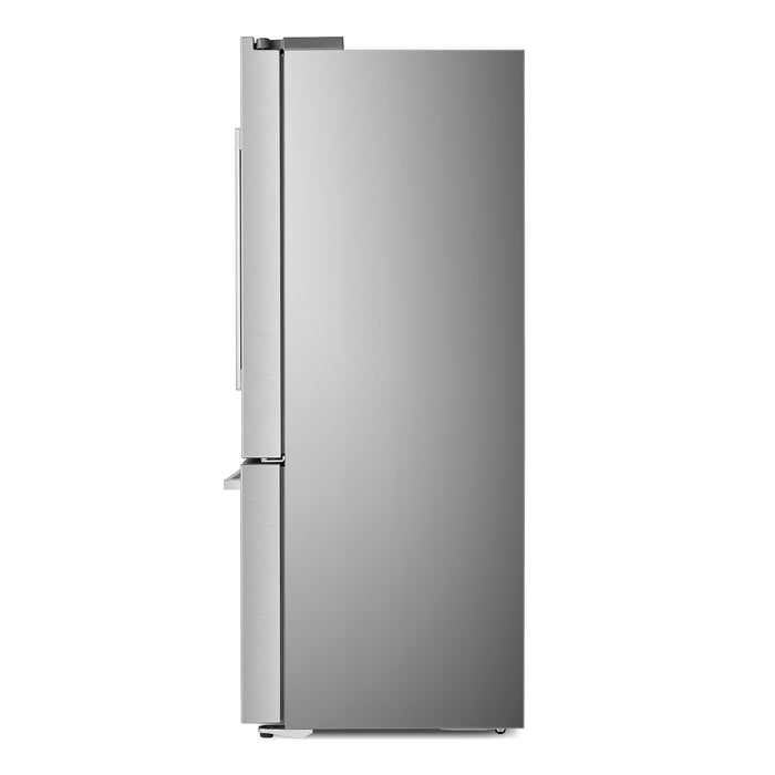 Cosmo 36-Inch Counter Depth French Door Refrigerator with Water Dispenser and Automatic Ice Maker in Fingerprint Resistant Stainless Steel (COS-FDR223GWSS)