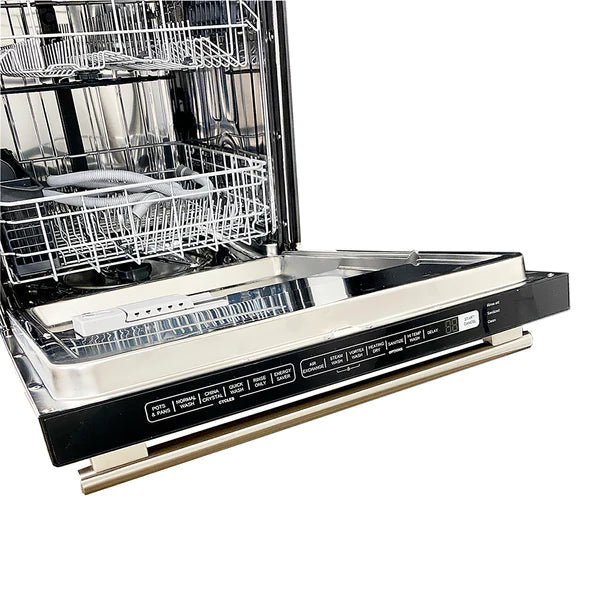Forno 3-Piece Professional Kitchen Appliance Package – 36-Inch Gas Range, 36-Inch Built-In Refrigerator & 24-Inch Built-In Dishwasher – FBDL-004-01CAUS