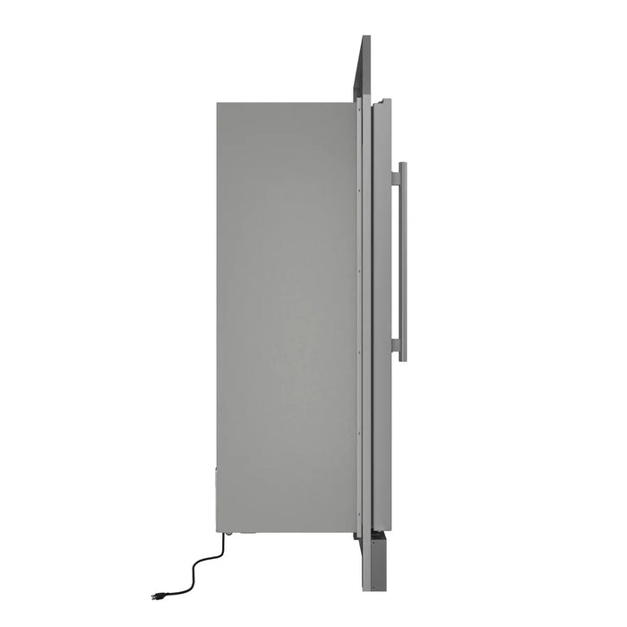 Forno Maderno FFFFD1722-32RSG 32″ Built-In Convertible Refrigerator, Stainless Steel, 13.6 Cu. Ft., Right Swing, Decorative Grill