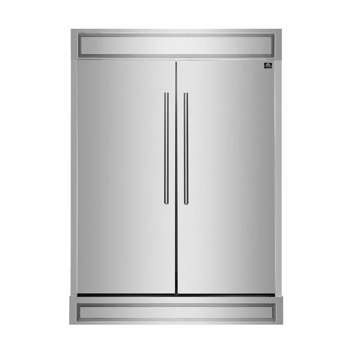 Forno Premium 2-Piece Kitchen Appliance Package – 48″ Gas Range & 60″ Built-In Refrigerator – FBDL-019-06CAUS