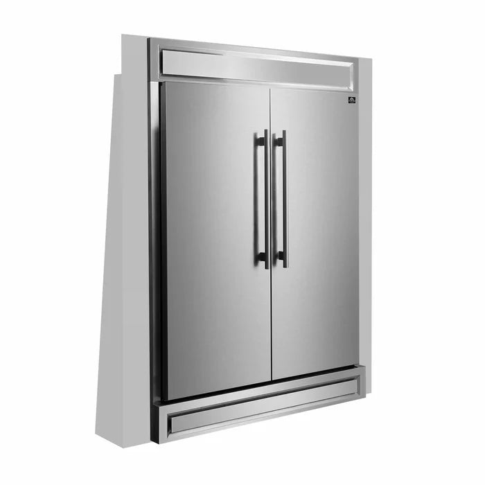 Forno Premium 2-Piece Kitchen Appliance Package – 48″ Gas Range & 60″ Built-In Refrigerator – FBDL-019-06CAUS