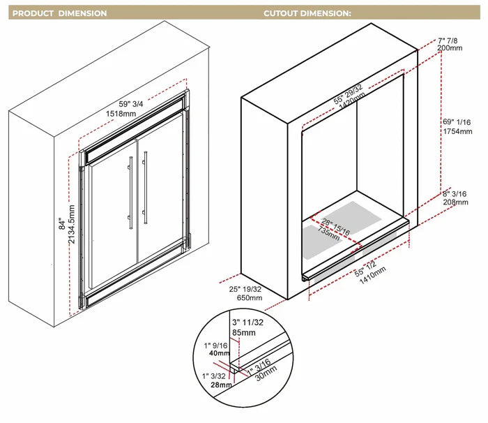 Forno FBDL-019-06CAUS Appliance Package – FFSGS6260-48 Gas Range + FFFFD1722-60S Refrigerator