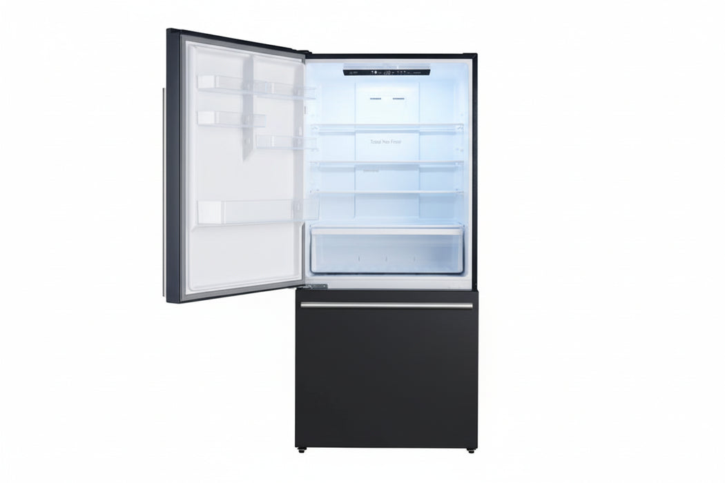 Forno 2-Piece Kitchen Appliance Package – 30″ Black Induction Range + 31″ Black Built-In Column Refrigerator – FBDL-015-12CAUS