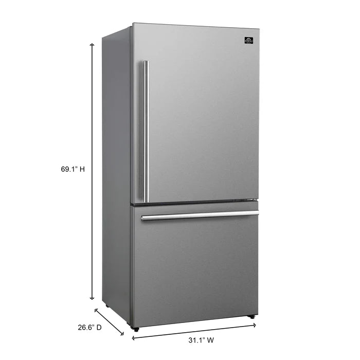 Forno 30" Induction Range and 31" French Door Refrigerator Kitchen Package FBDL-014-01CAUS