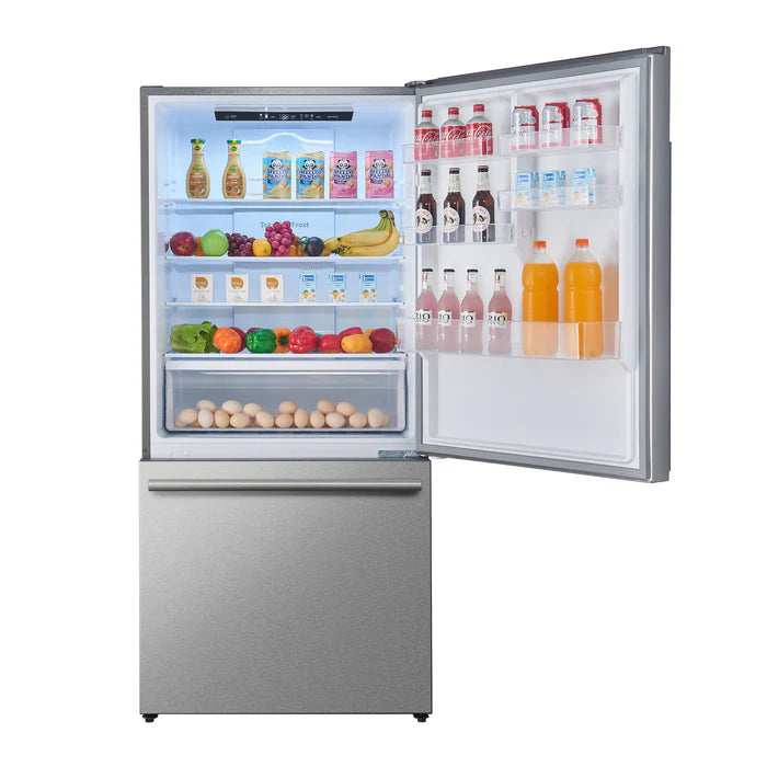 Forno Kitchen Appliance Package – 30″ Electric Slide-In Range + 31″ French Door Refrigerator